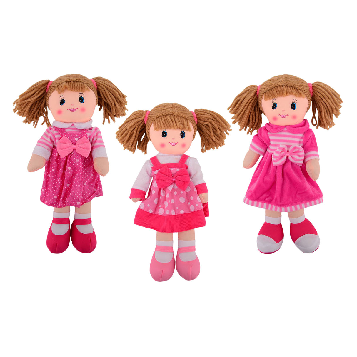 Poupée douce Johntoy baby rose, 40 cm.