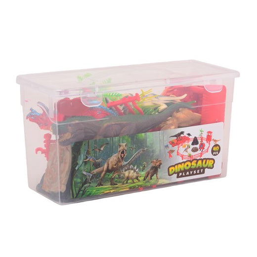 Johntoy – coffret de jeu dinosaure dans une boîte de rangement