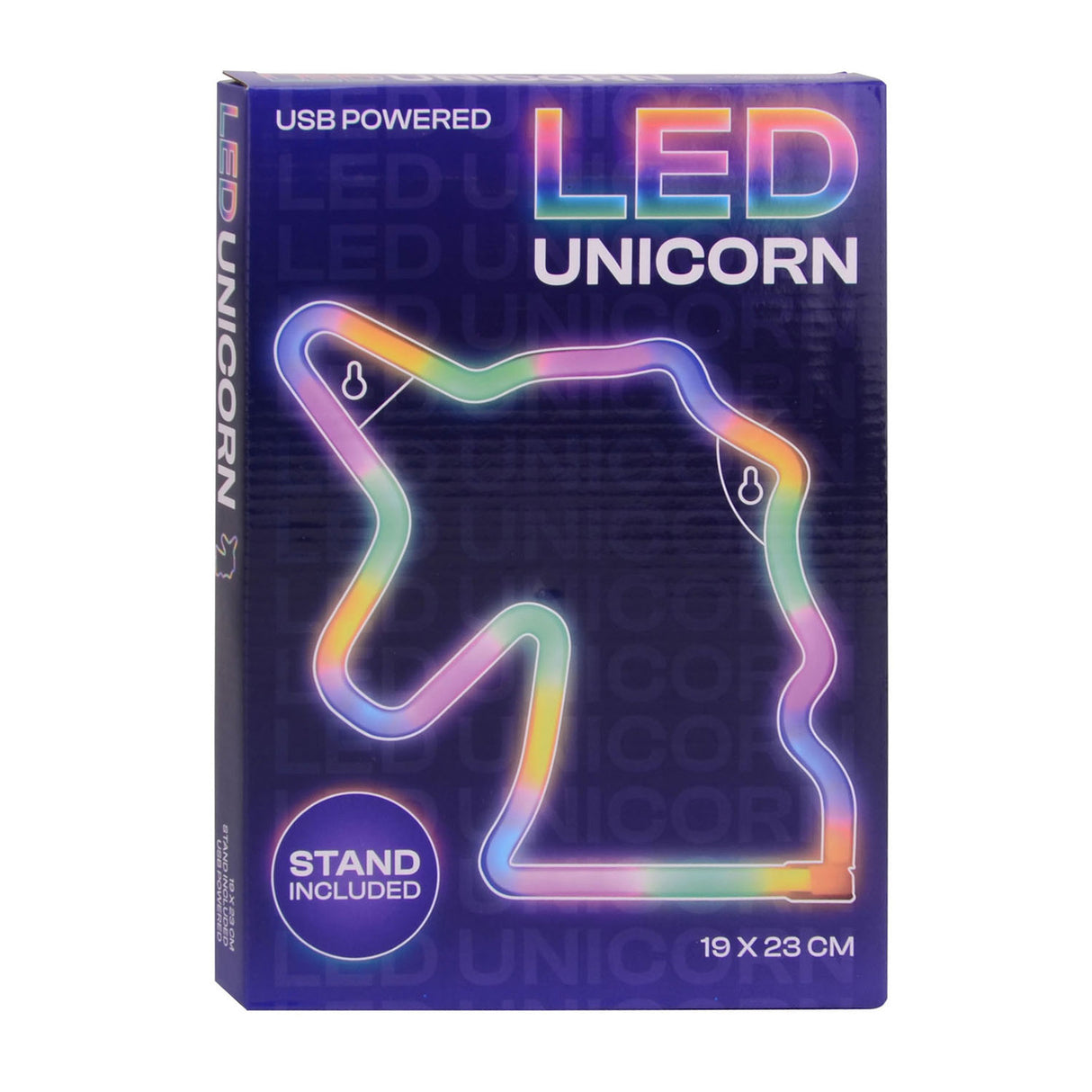 Lampe de nuit arc-en-ciel licorne Johntoy 27720.
