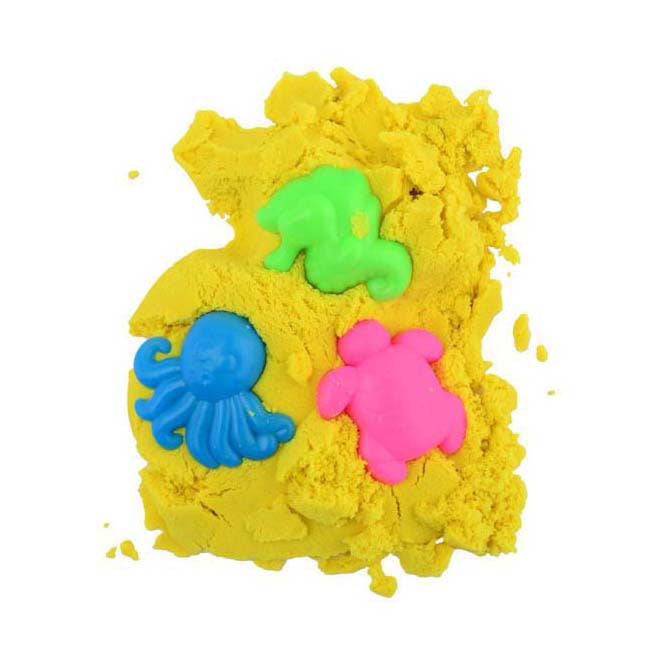 Sac Johntoy de sable magique coloré avec 3 formes, 150gr.