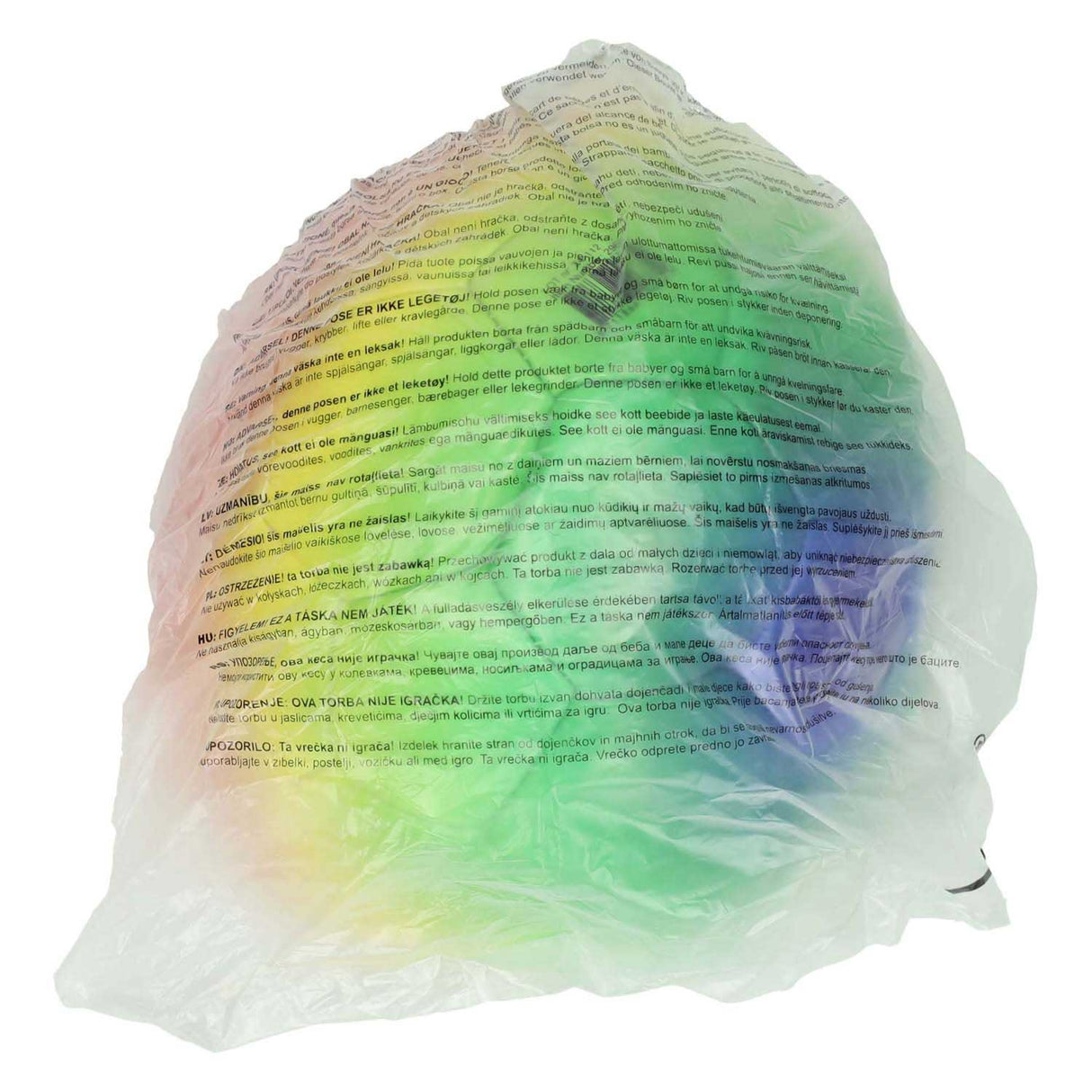Ballon de football arc-en-ciel Johntoy - 20cm