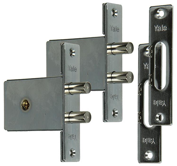 Yale 1019103 - 2 gelijksl.veilig.insteekslot dubb.scht | 3 stuks