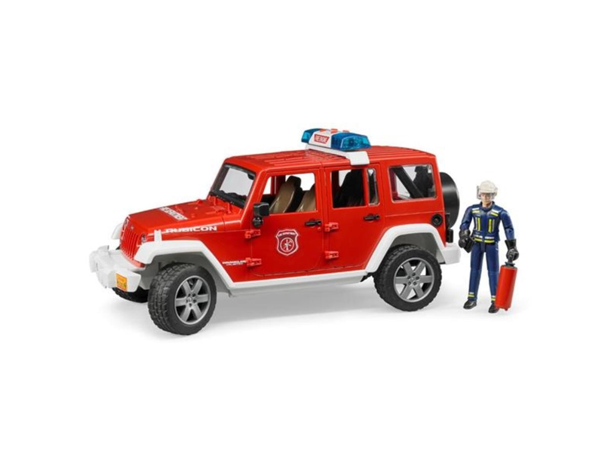 Bruder jeep wrangler pompiers