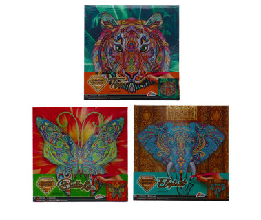 Grafix toile diamant peinture tigre, 30x30cm