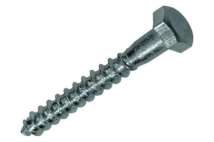 Mack 1017416 - houtdraadbout staal verzinkt 6 st 8 x 60 mm | 5 stuks
