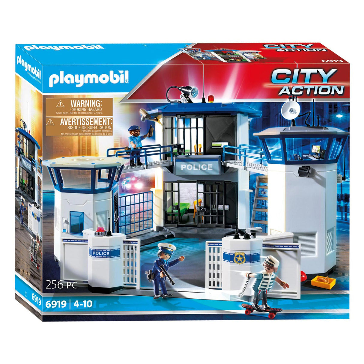 Station de police de Playmobil City Action avec prison 6919