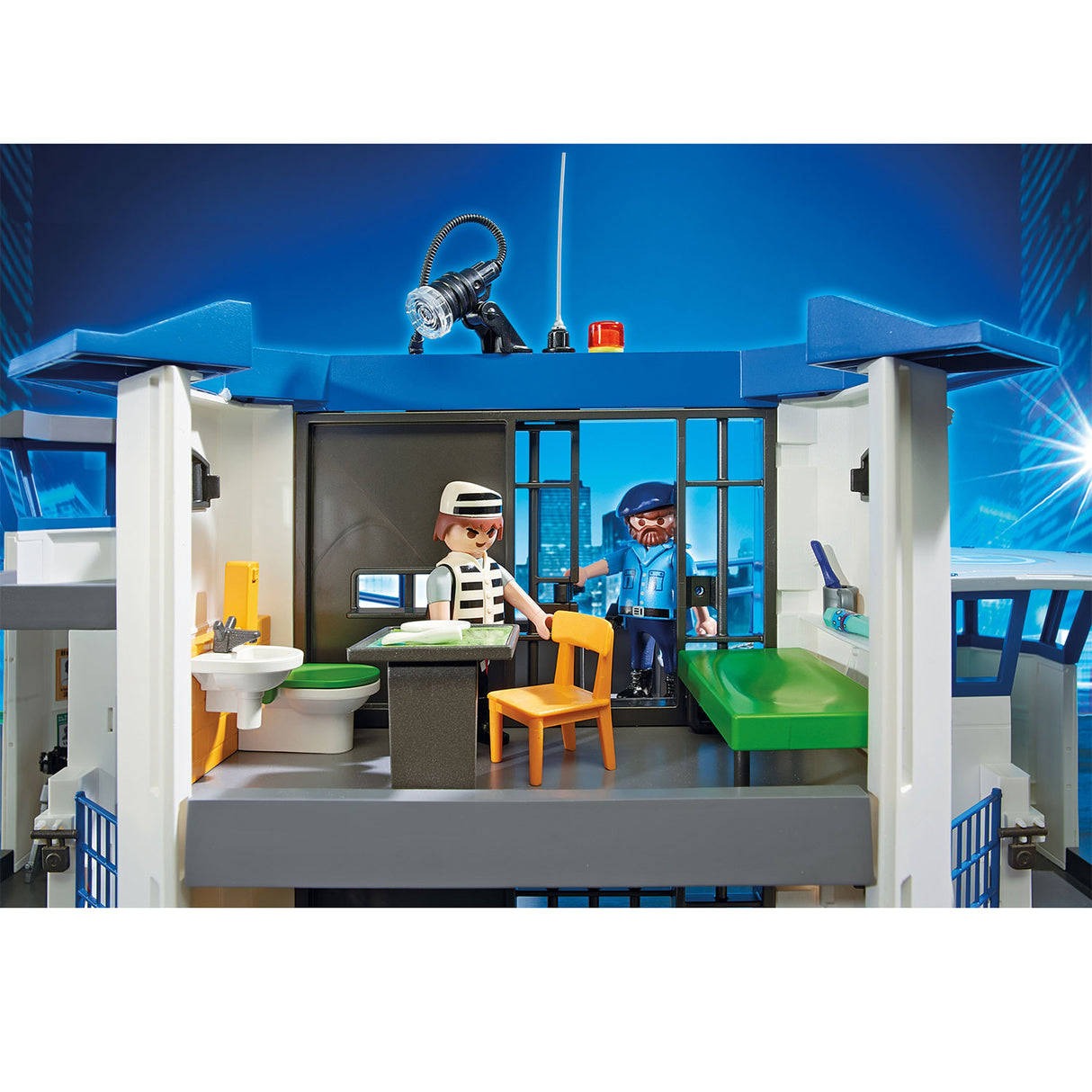 Station de police de Playmobil City Action avec prison 6919