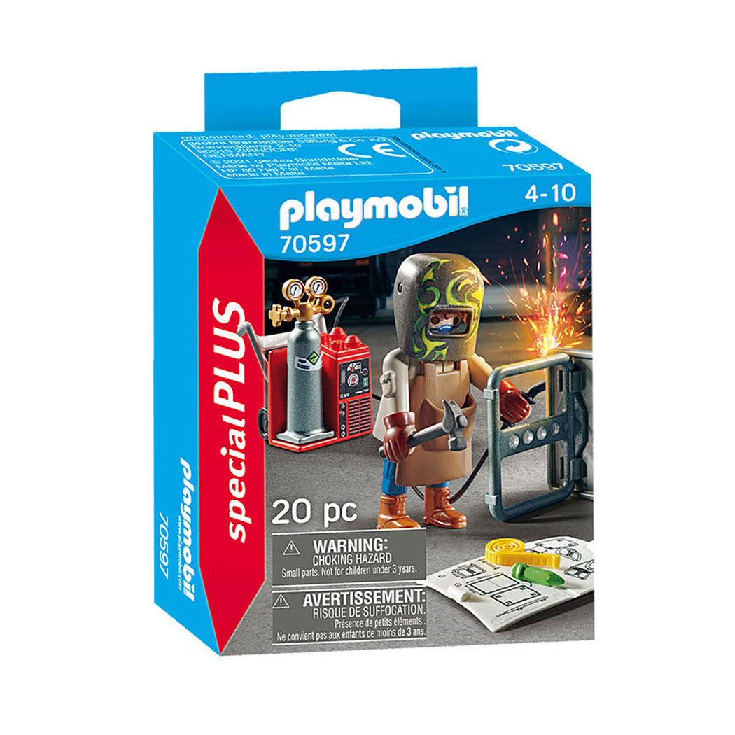 Playmobil spéciaux soudeur avec équipement - 70597