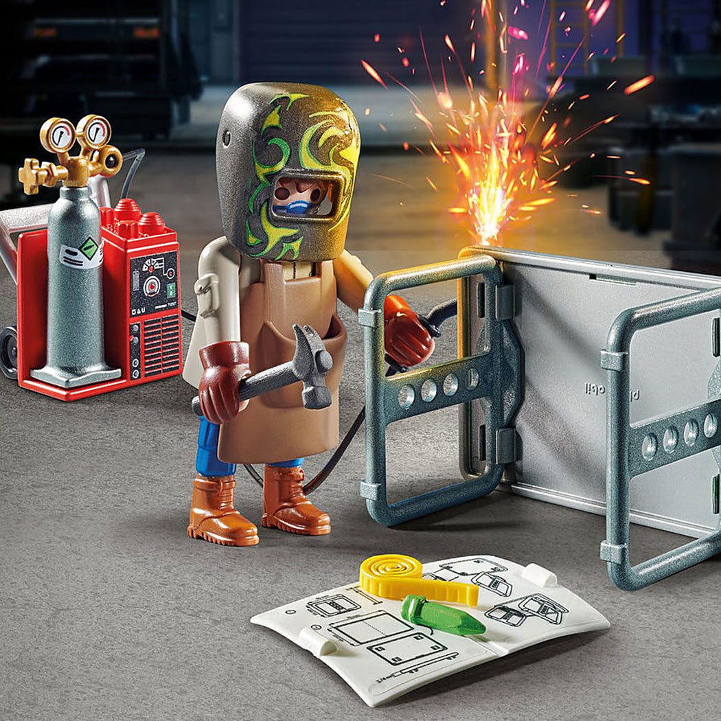 Playmobil spéciaux soudeur avec équipement - 70597