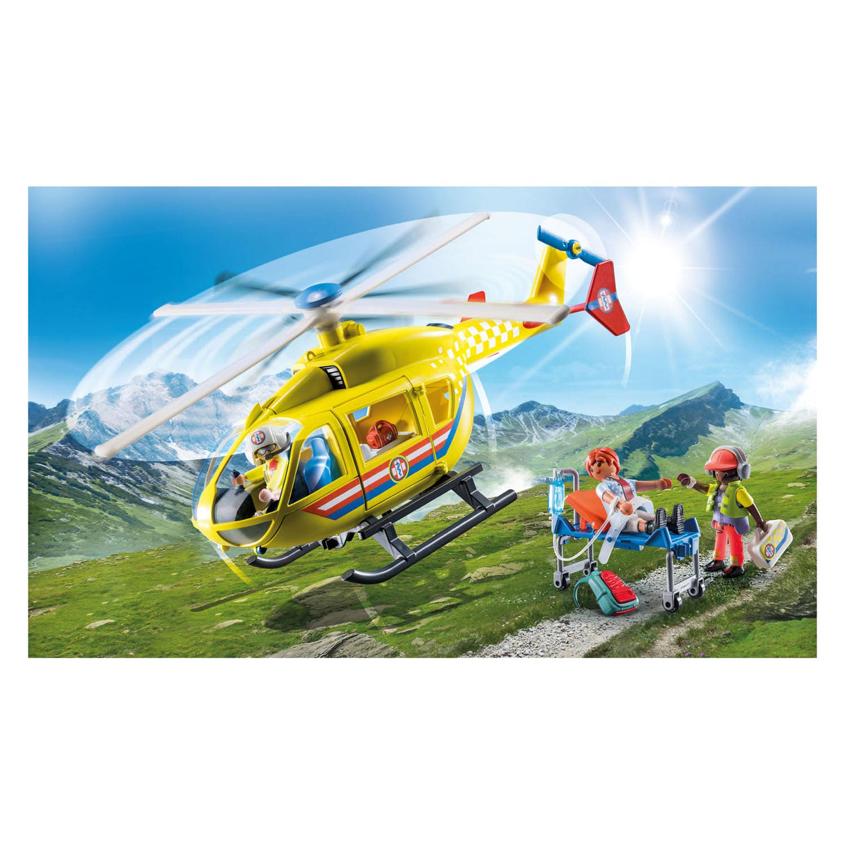 Hélicoptère de sauvetage Playmobil City Life - 71203