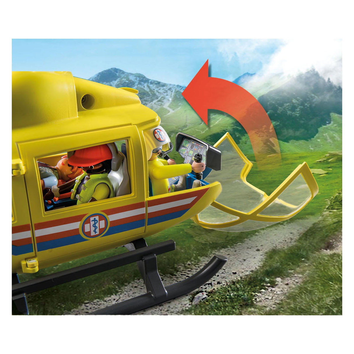 Hélicoptère de sauvetage Playmobil City Life - 71203