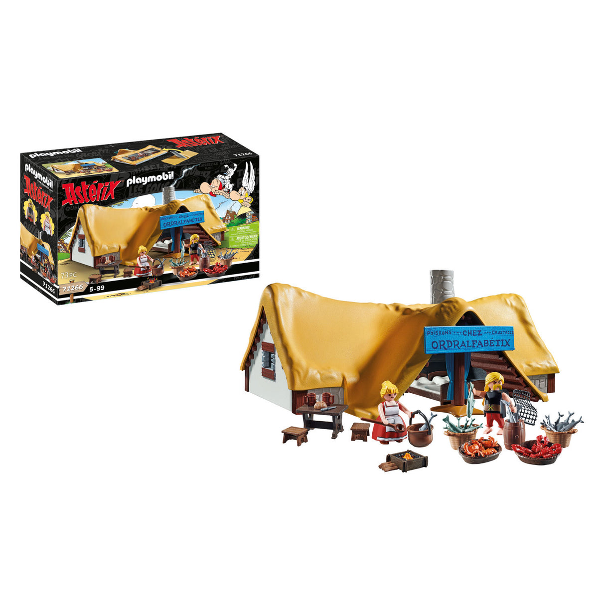 Playmobil Astérix La Cabane de Hoevenix - 71266