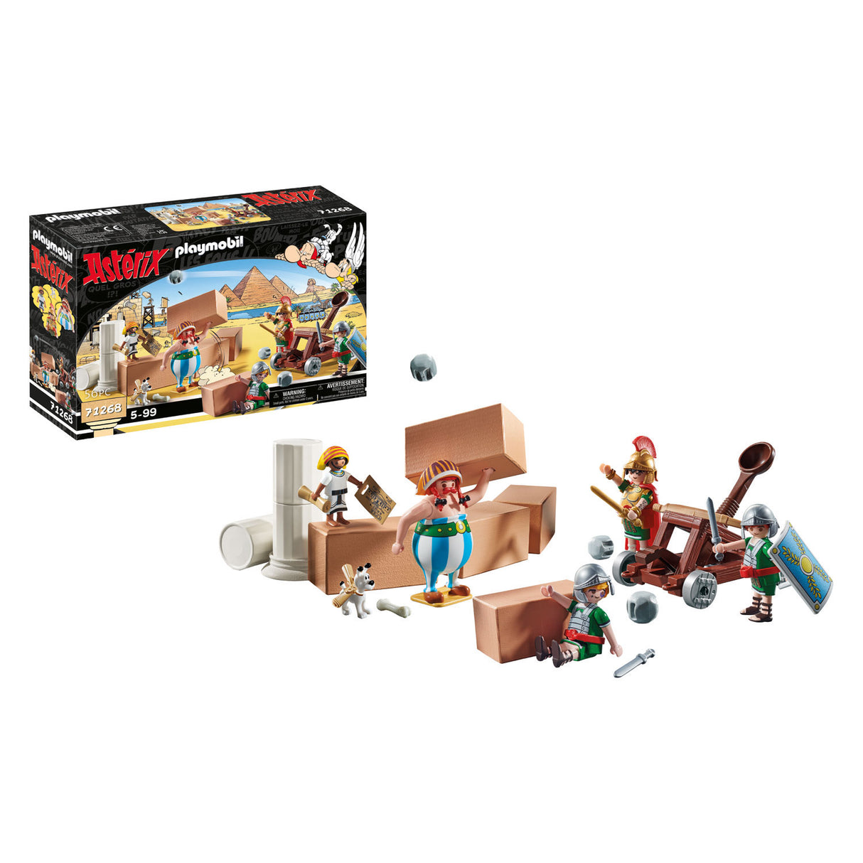 Playmobil Astérix Dessin et la Bataille pour le Palais - 71268