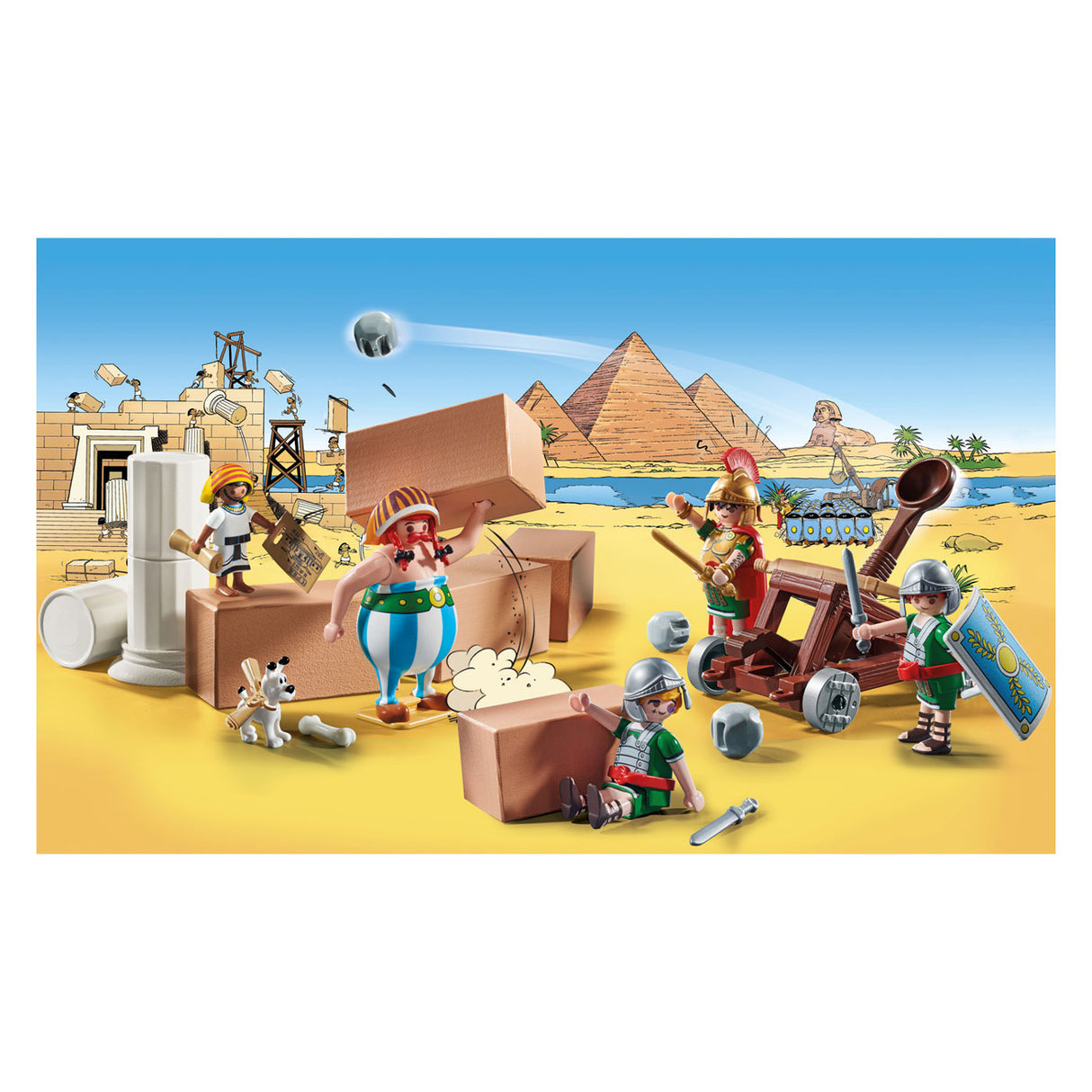 Playmobil Astérix Dessin et la Bataille pour le Palais - 71268