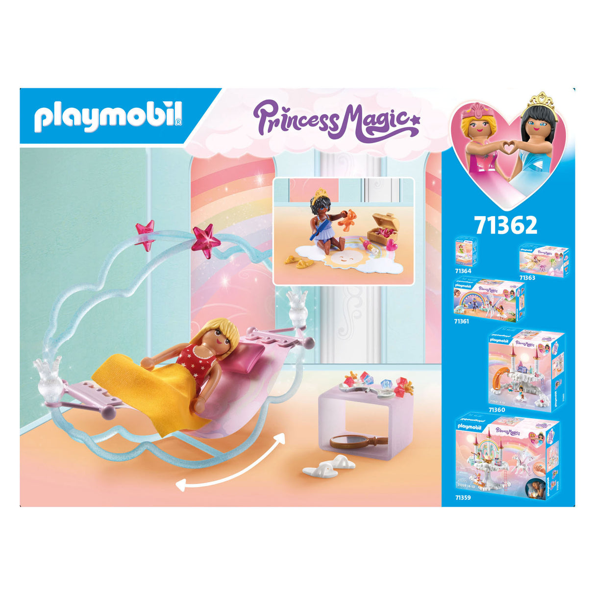 Playmobil princesse pyjama magique soirée dans les nuages - 71362