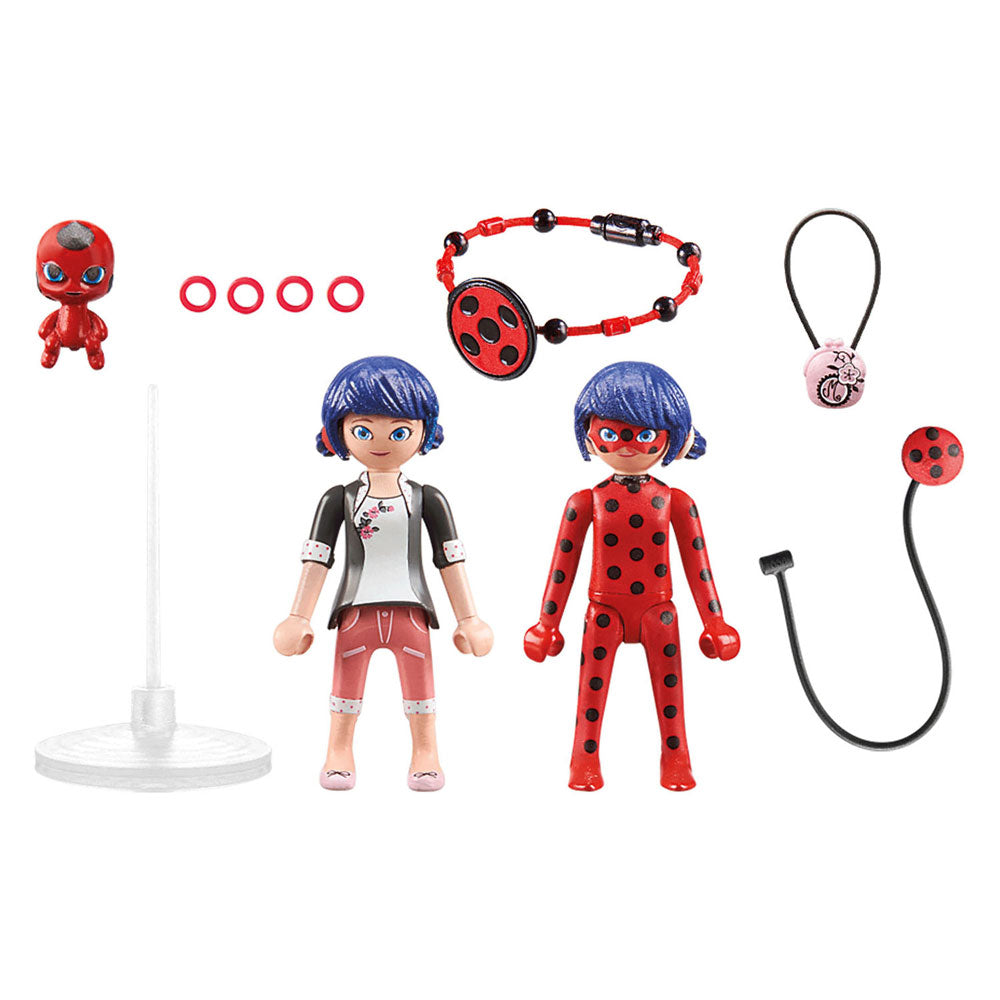 Playmobil miraculeux : marinette coccinelle - 71336