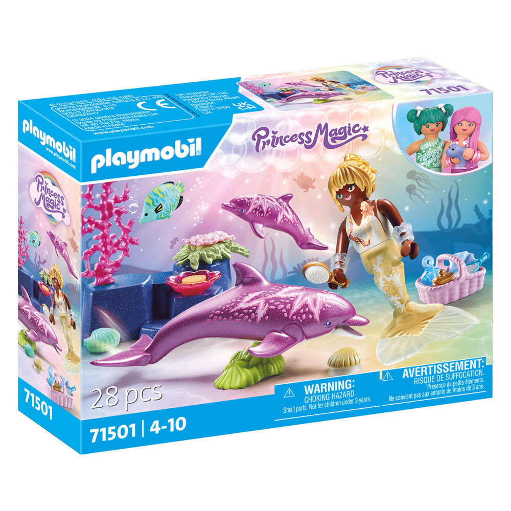 Playmobil Princess Magic Sirène avec des dauphins - 71501