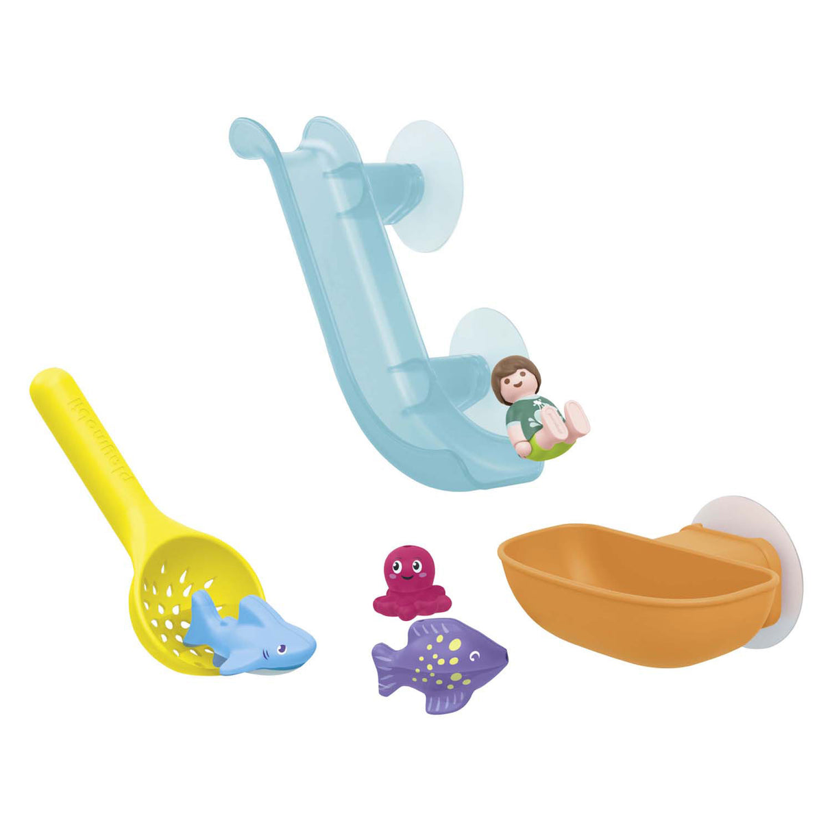 Playmobil junior pêche aquatique ludique avec les animaux marins - 71689