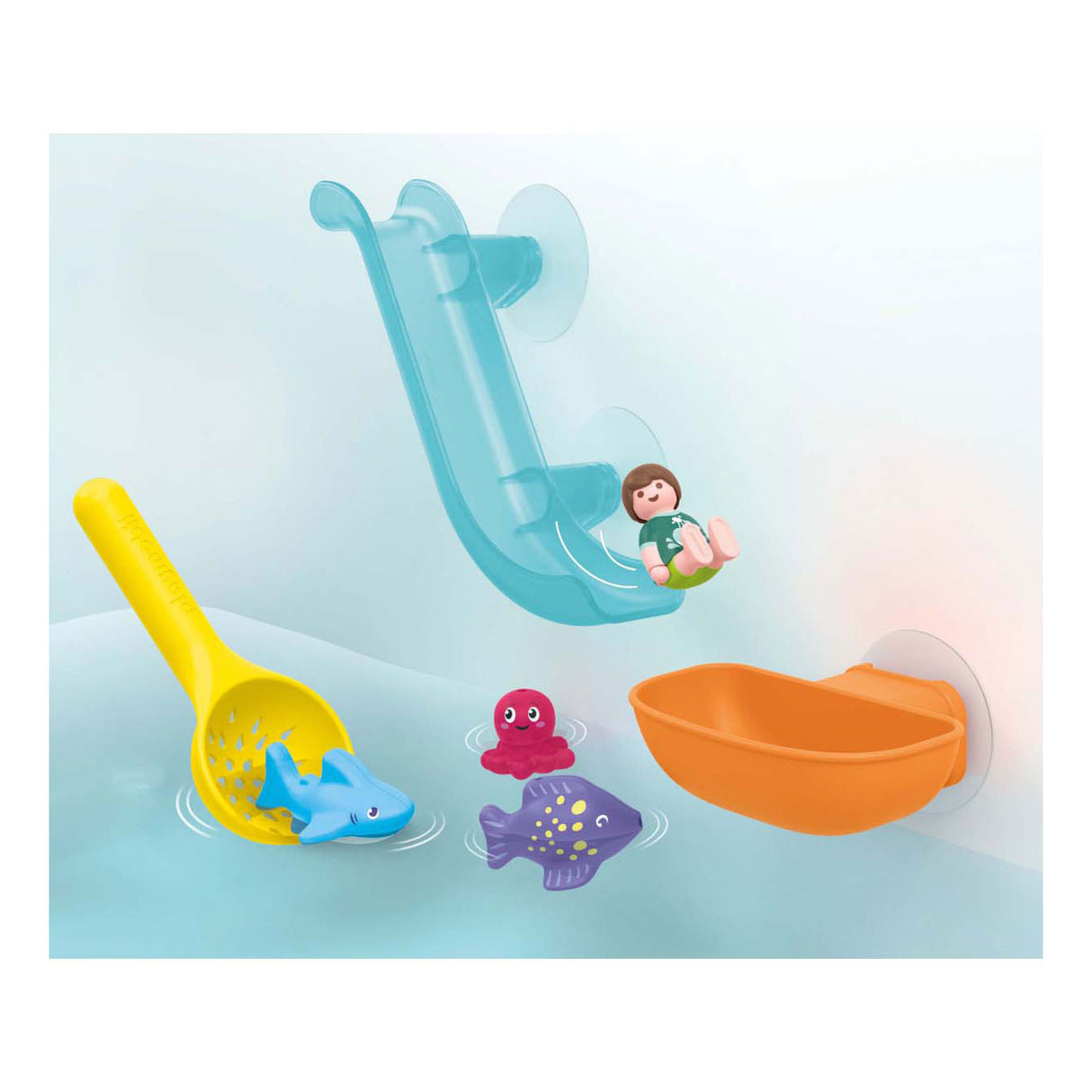 Playmobil junior pêche aquatique ludique avec les animaux marins - 71689