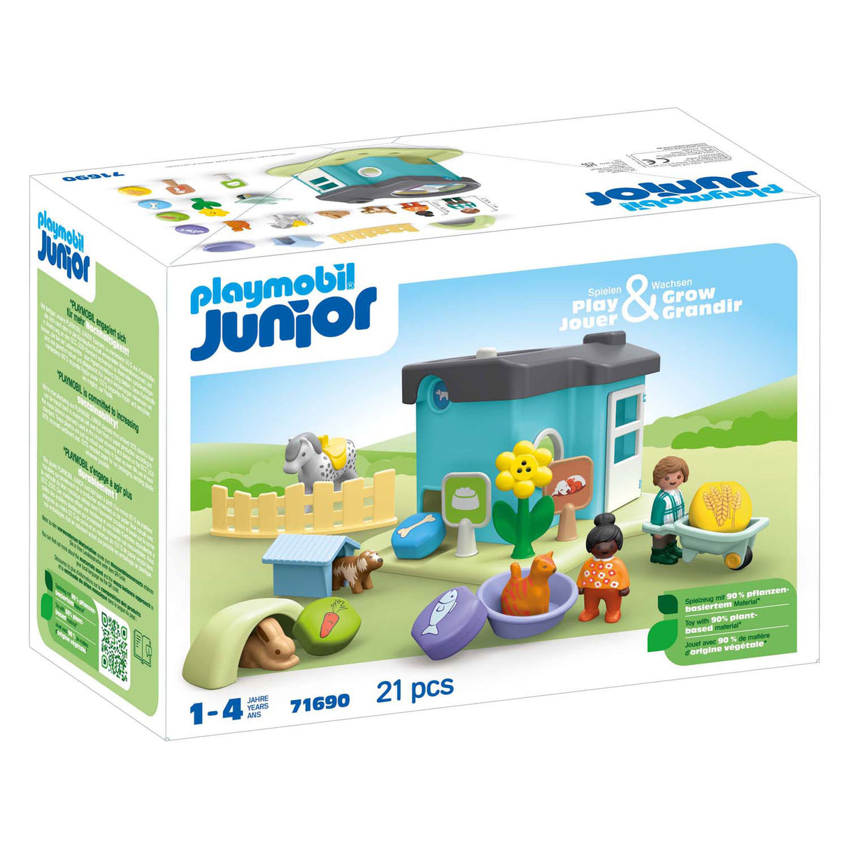 Playmobil 71690 pension pour animaux junior avec mangeoire automatique