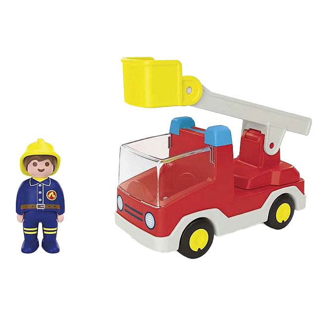 Camion de pompiers Playmobil junior avec échelle - 71683