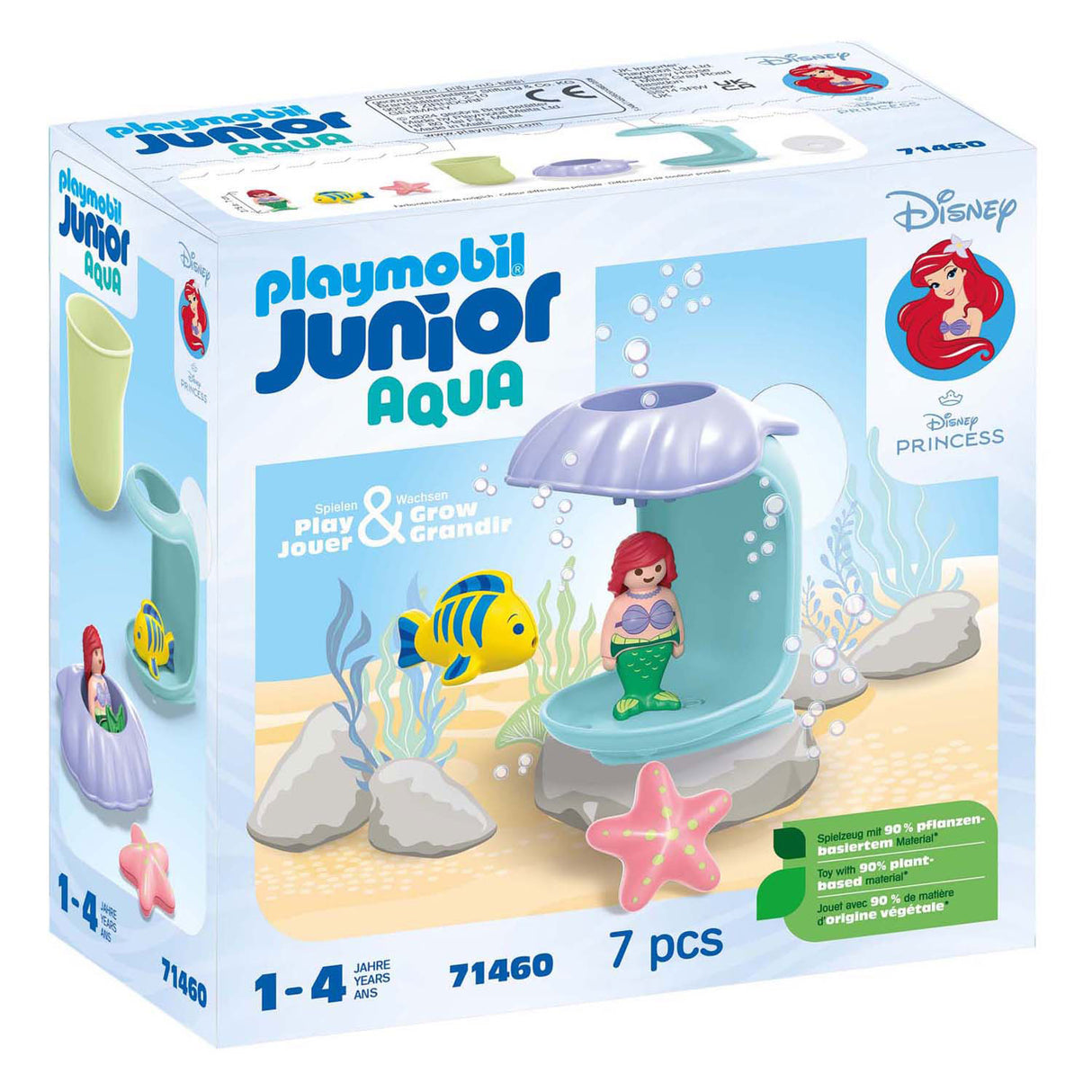 Playmobil junior disney douche coquille d'ariel - 71460
