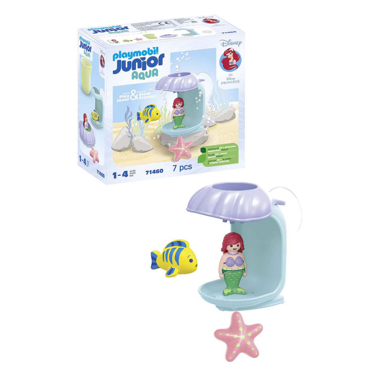 Playmobil junior disney douche coquille d'ariel - 71460