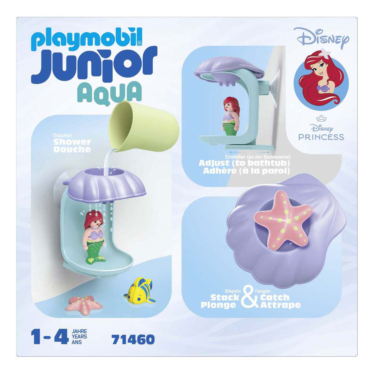 Playmobil junior disney douche coquille d'ariel - 71460