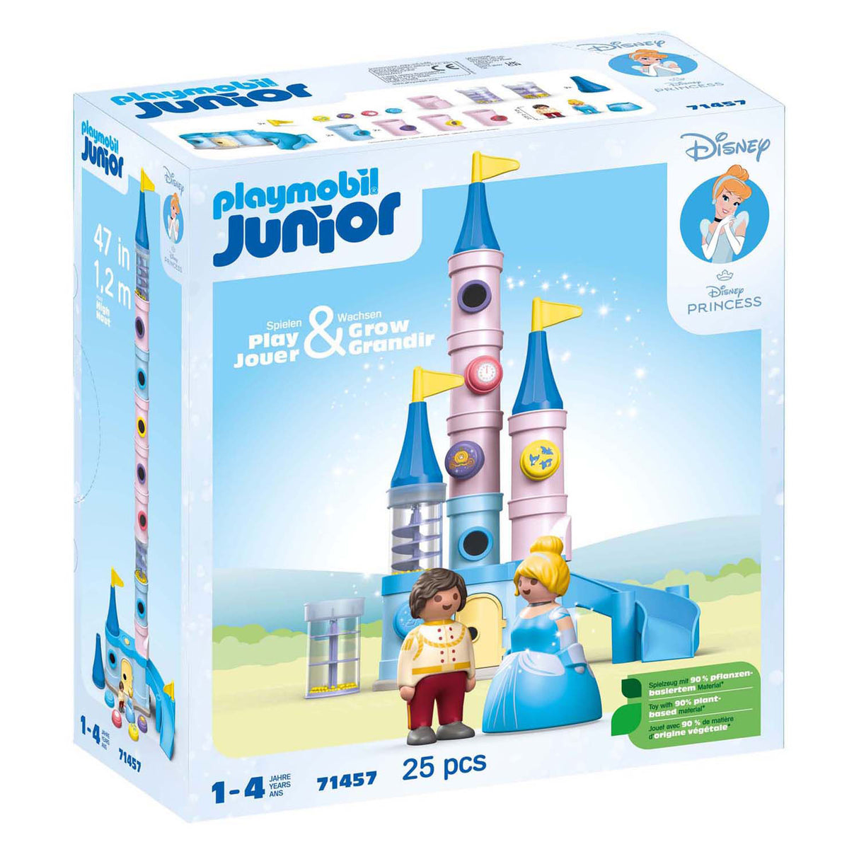 Playmobil junior disney château de cendrillon - 71457