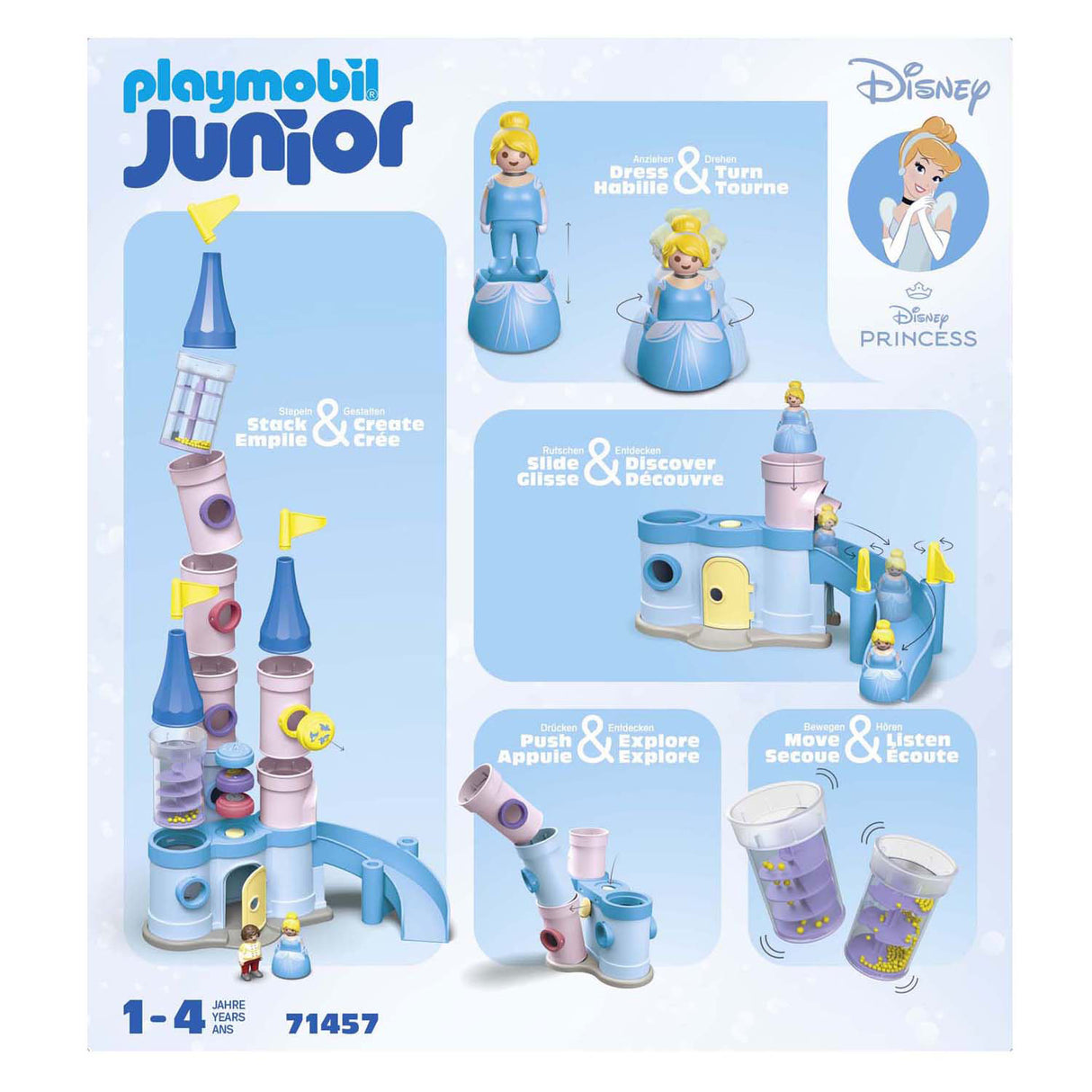 Playmobil junior disney château de cendrillon - 71457