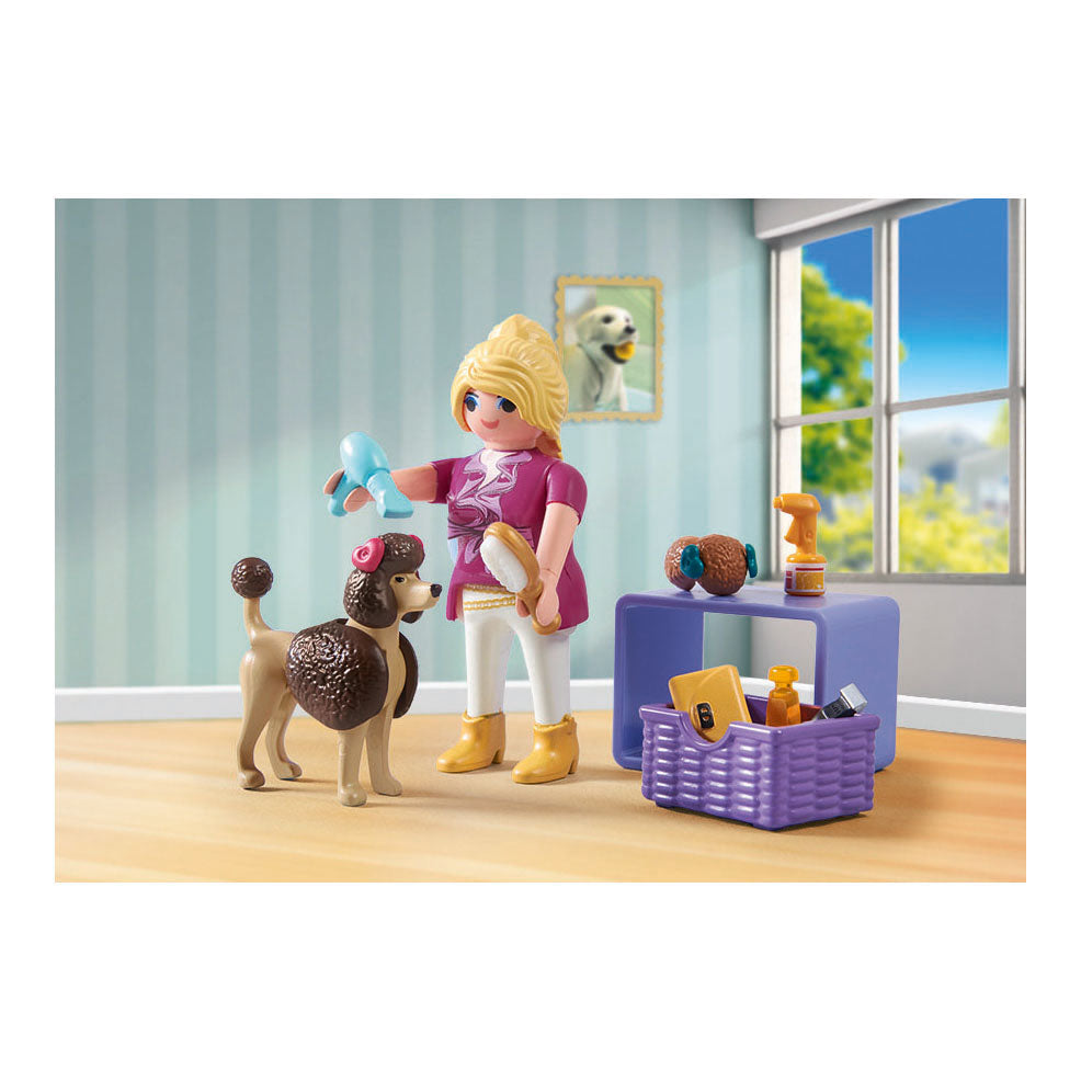 Playmobil ma vie toiletteur de chien 71747