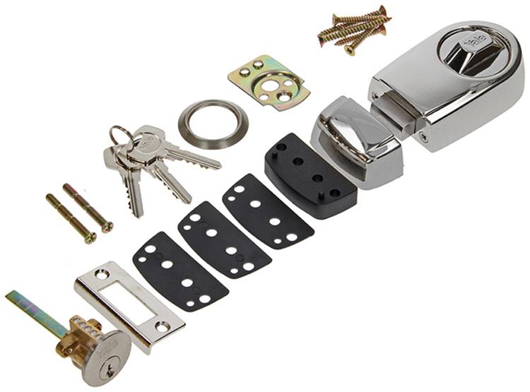 Yale 1019108 - oplegslot rim lock mat vernikkeld | 1 stuks