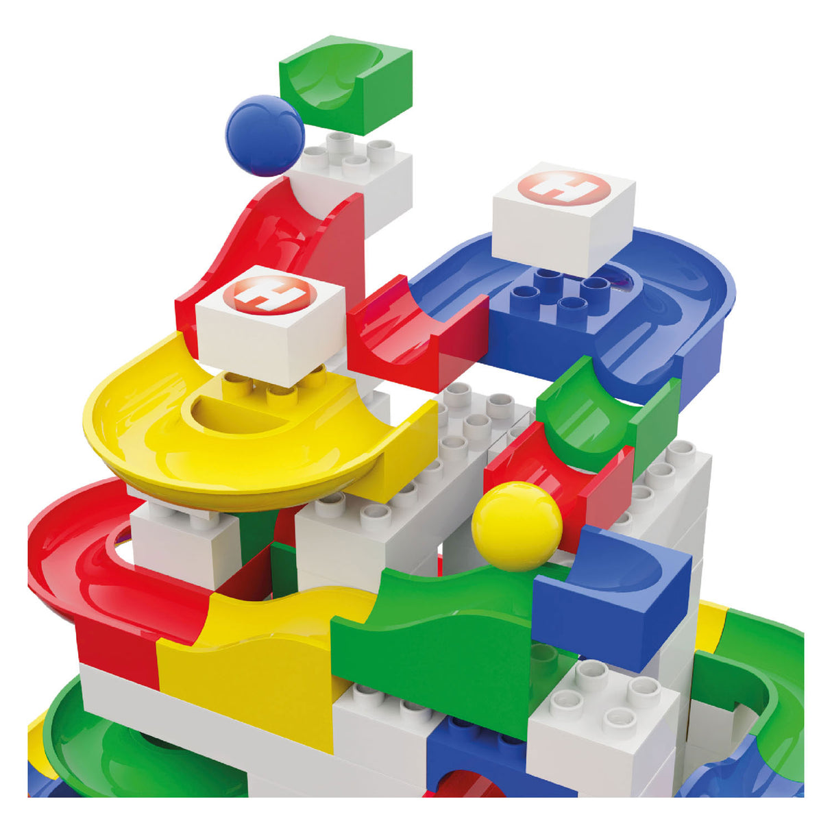 Kit de base de piste à billes Hubelino - 123 pcs.