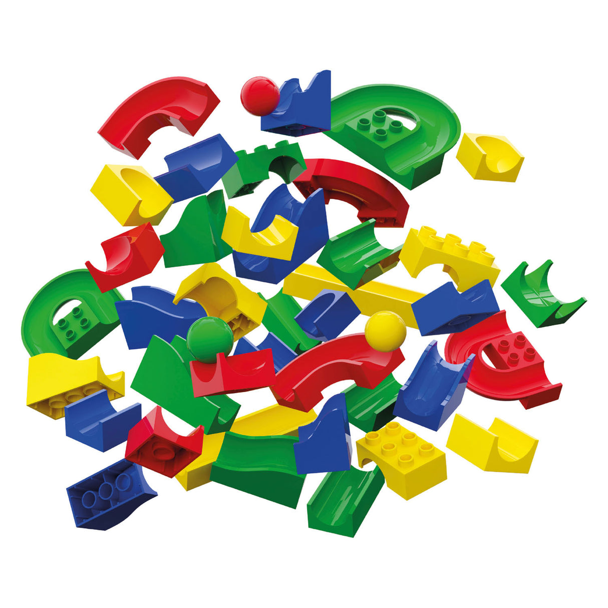 Éléments de rail en marbre Hubelino - 55 pcs.
