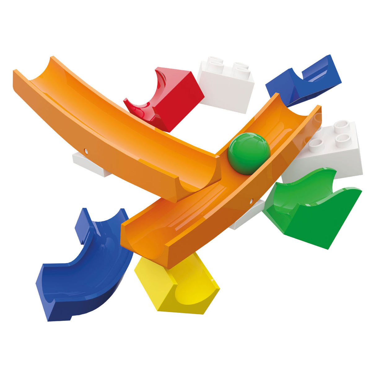 Hubelino jeu supplémentaire de piste de marbre balançoire wap - 45 pcs.