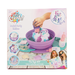 Fête pastel de la station de teinture tie-dye