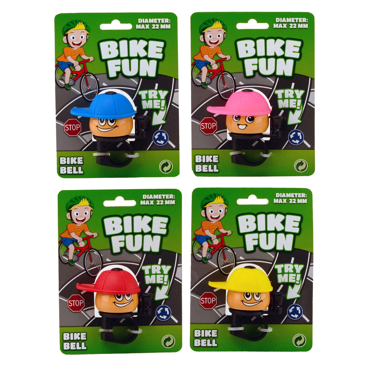Johntoy cloche de vélo pietje
