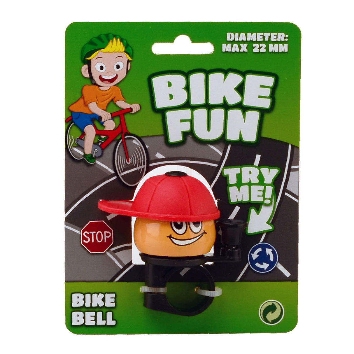 Johntoy cloche de vélo pietje