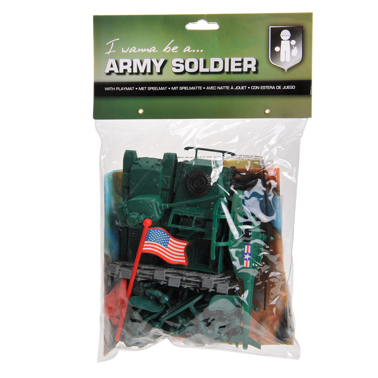 Ensemble de jeu des forces armées Johntoy avec tapis de jeu