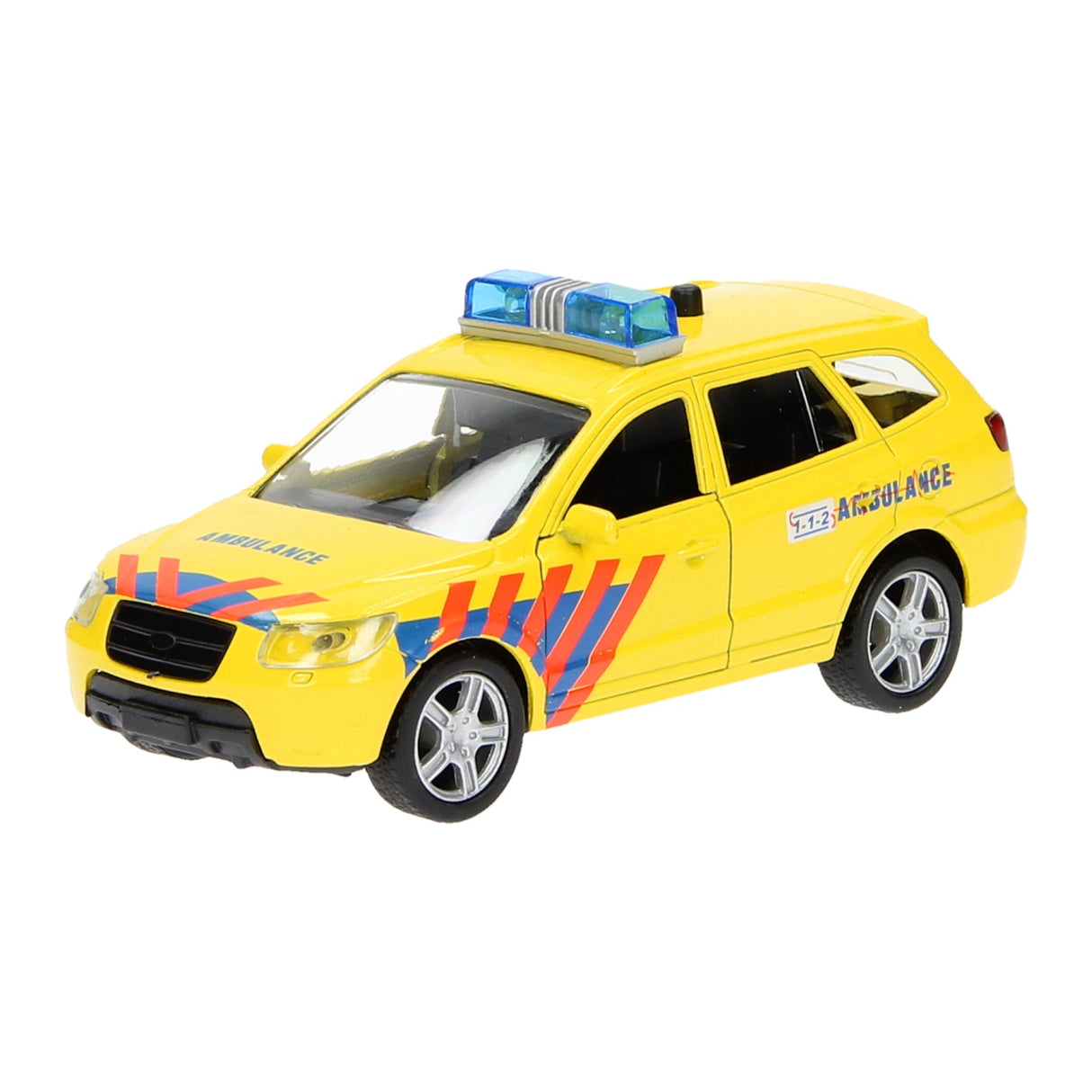 Johntoy Super Ambulance des services d'urgence moulée sous pression