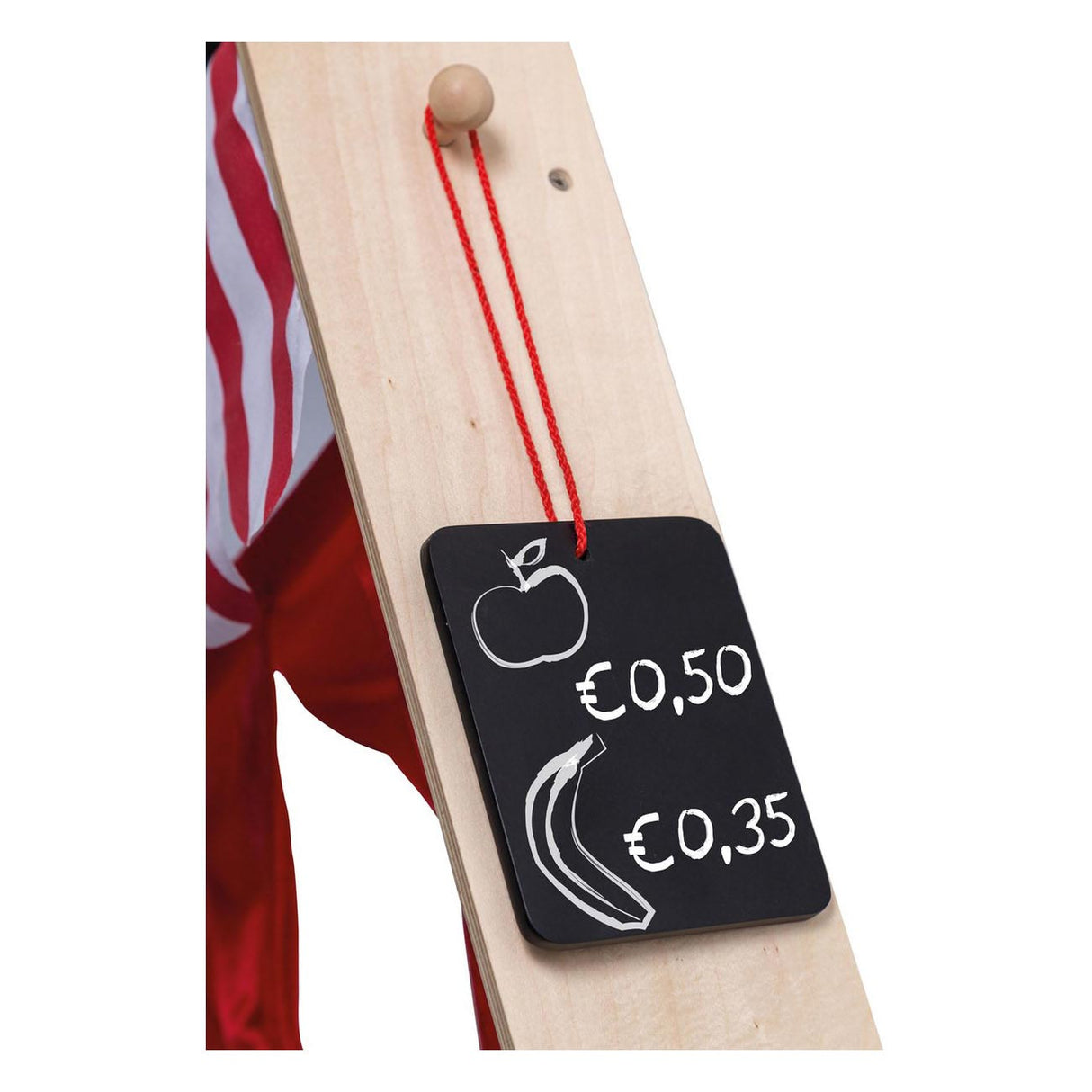 Jouéco théâtre et boutique en bois 2 en 1 - avec accessoires - à partir de 3 ans