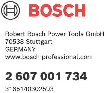 Bosch accessoires embout extra-dur hex 5, 49 mm 3 pcs - 2607001734