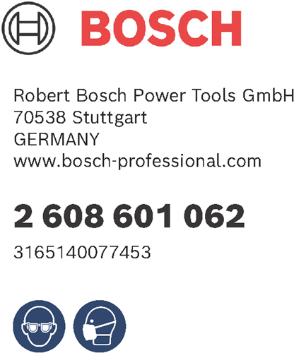 Bosch accessoires plateau de ponçage bosch - pex 12, pex 12 a, pex 125