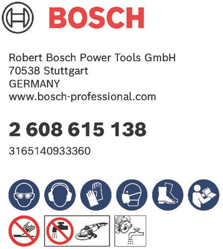 Bosch accessoires x-lock disque diamanté standard pour céramique 125 x 22,23 x 1,6 x 7 mm - 1 pièce(s) - 2608615138