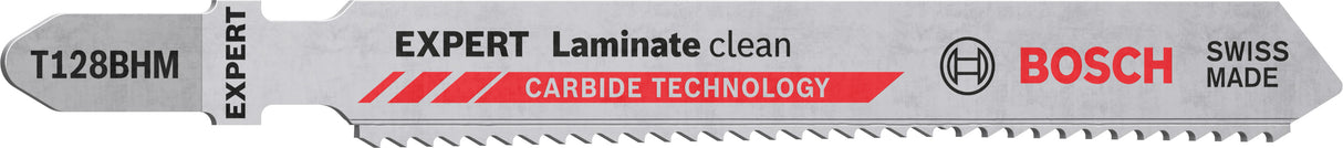 Bosch accessoires expert 'laminate clean' t128 bhm decoupeerzaagblad 3-delig - 1 pièce(s) - 2608900542