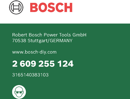 Bosch accessoires jeu de 3 forets à fraiser coniques avec 1 plaque de perçage - 2609255124