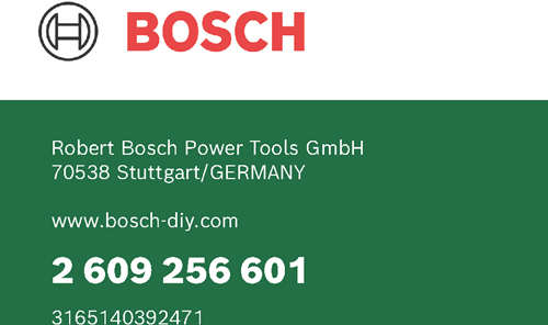 Accessoires Bosch chevilles à lattes | 50 pièces - 2609256601