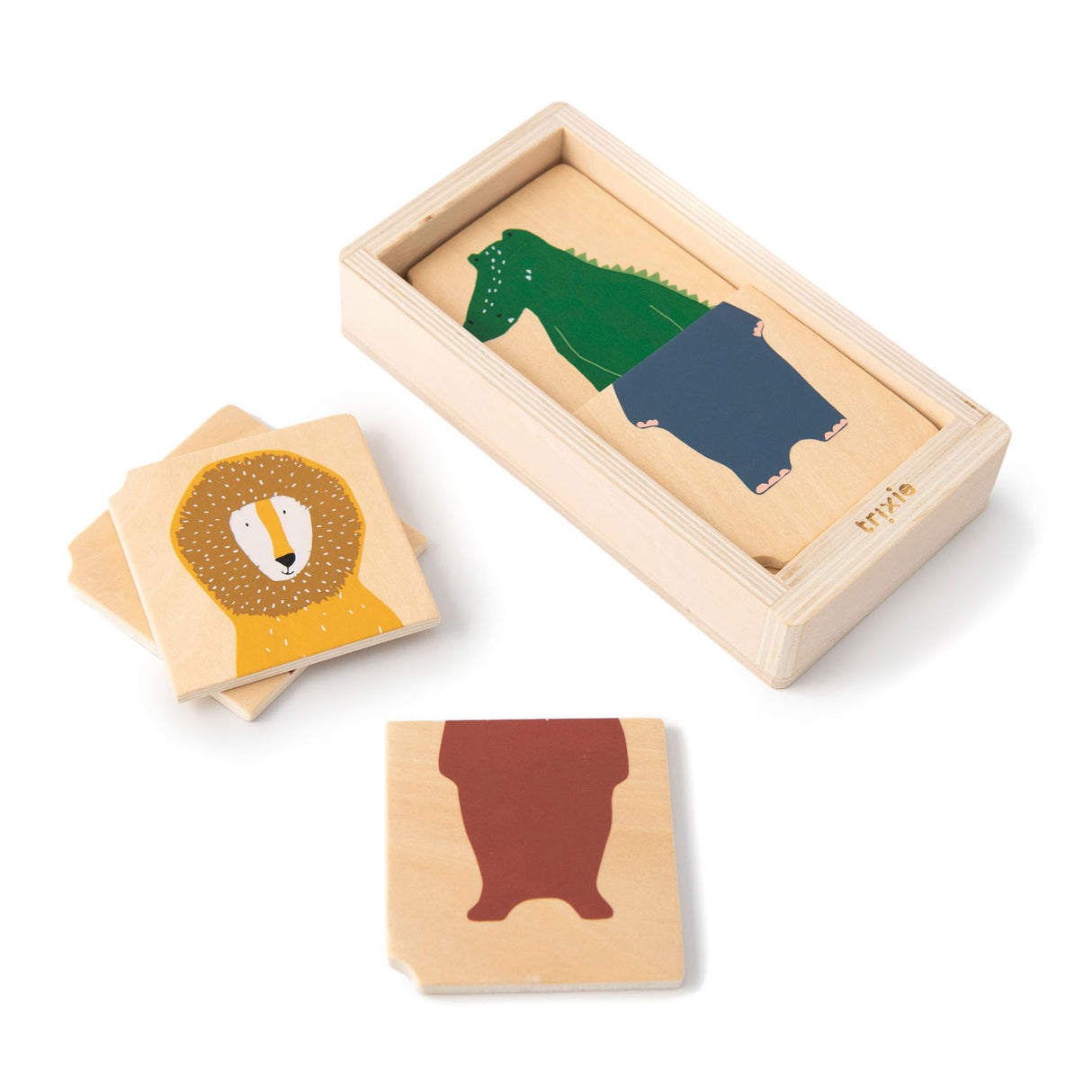 Trixie puzzle combo en bois animaux