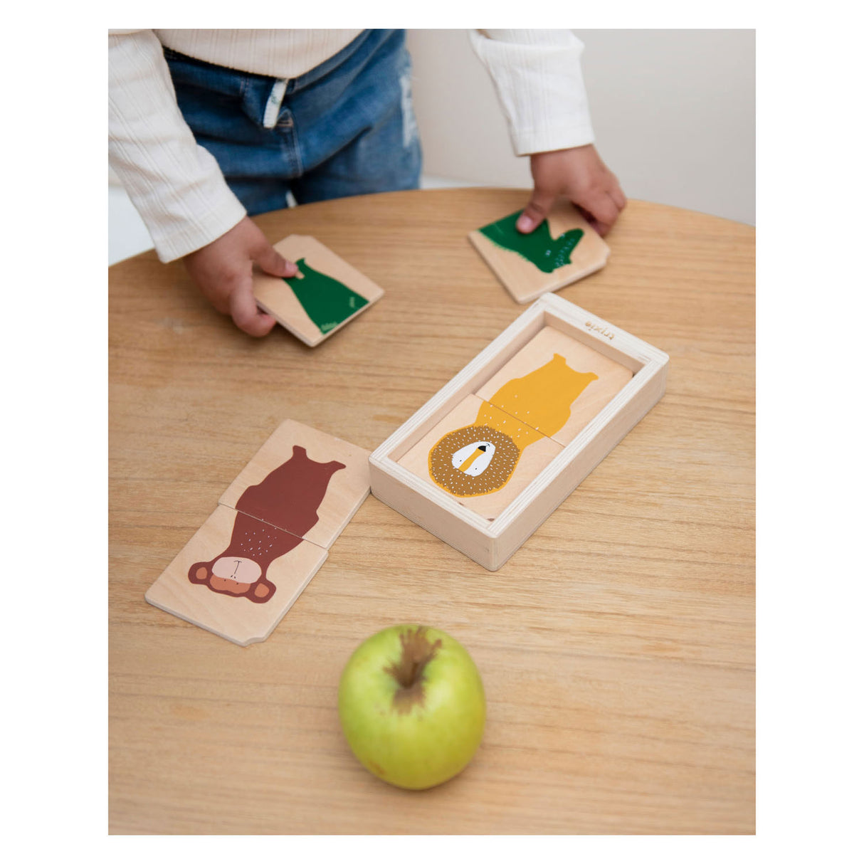 Trixie puzzle combo en bois animaux