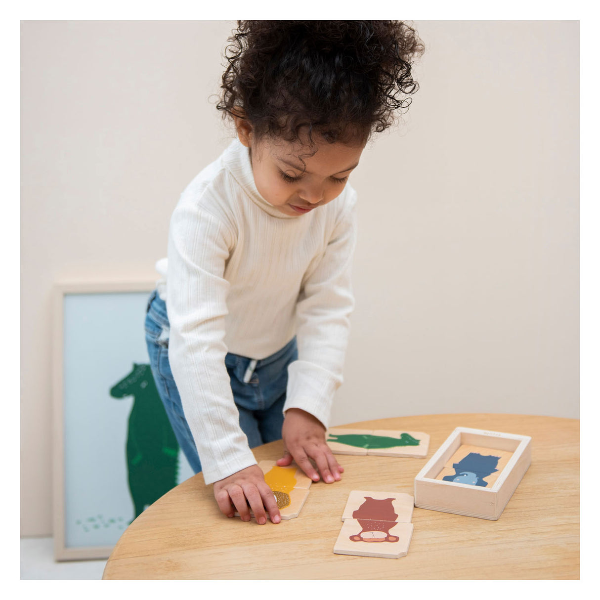Trixie puzzle combo en bois animaux